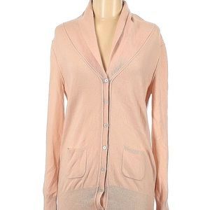 OATS  M V-neck light peach  relaxed fit cashmere cardigan in excellent condition